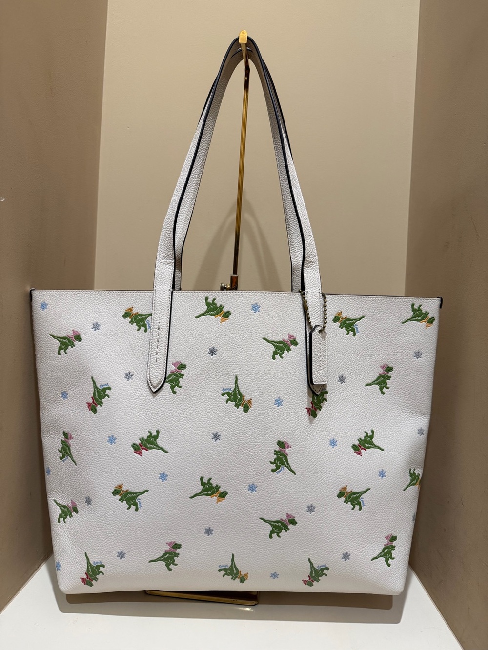 Coach Rexy Print Holiday Highline Tote